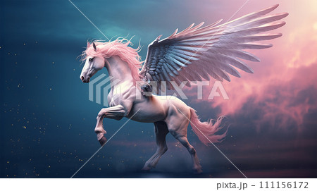 ペガサスのイメージ - image of Pegasus - No7-8 - 111156172
