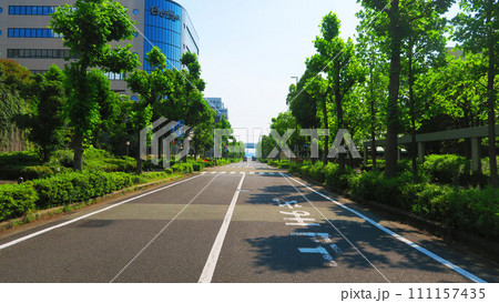 神戸市道港島31号線の風景 111157435