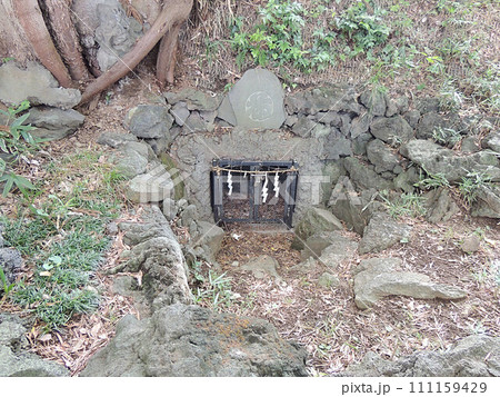 田子山富士塚　御胎内 111159429