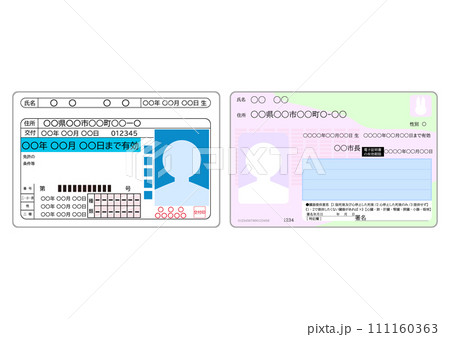 運転免許証とマイナンバーカード 111160363