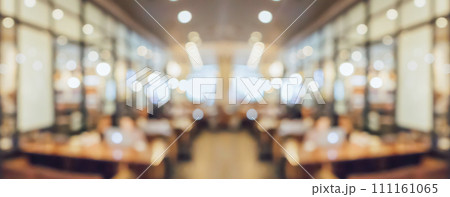 cafe restaurant interior blurred abstract vintage background 111161065