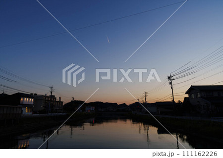 七尾市の夕焼け 七尾市の夕焼け 111162226