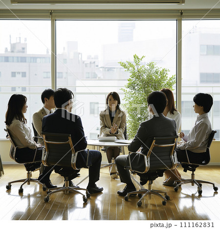 AI画像生成　車座会議 111162831