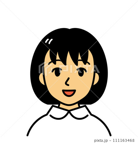 白衣の若い女性 111163468