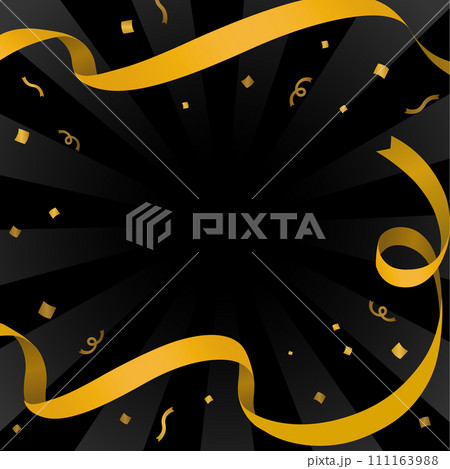 ブラックフライデーバナー(1:1)_文字なし_ベクターイラスト ブラックフライデーバナー(1:1)_文字なし_ベクターイラスト 111163988