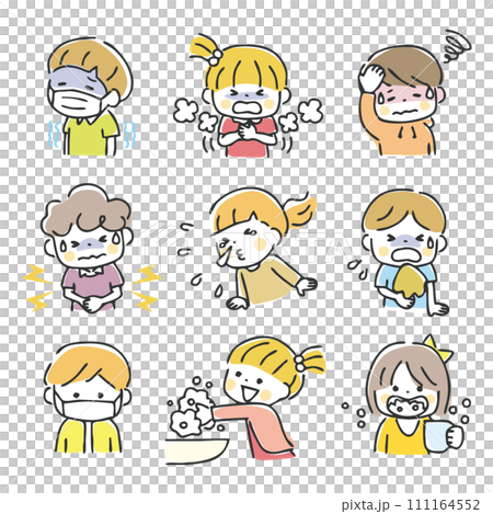 兒童健康狀況及預防圖解 兒童健康狀況及預防圖解 111164552