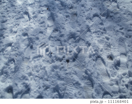 雪の足跡 111168401