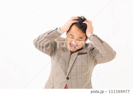 ビジネスマン 嘆く ビジネスマン 嘆く 111169477