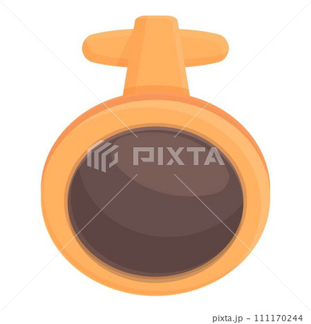 Shirt cufflink icon cartoon vector. Fashion elegance. Business style Shirt cufflink icon cartoon vector. Fashion elegance. Business style 111170244