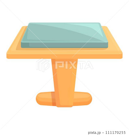 Cufflink accessory icon cartoon vector. Fashion beauty. Male style 111170255