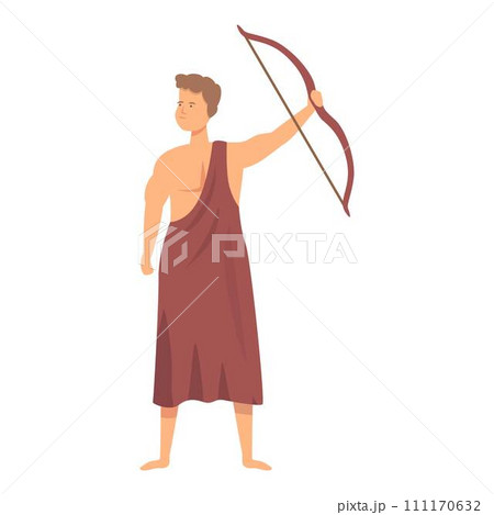 Artemis icon cartoon vector. Greek god. Ancient greece 111170632