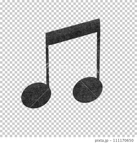スタンプ風の音符 111170650