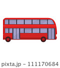 London bus travel icon cartoon vector. Uk tour. City side 111170684