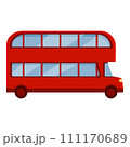England london bus icon cartoon vector. Double decker. Traffic travel 111170689
