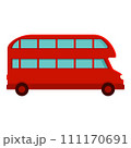 London bus tour icon cartoon vector. Double decker. Old city 111170691