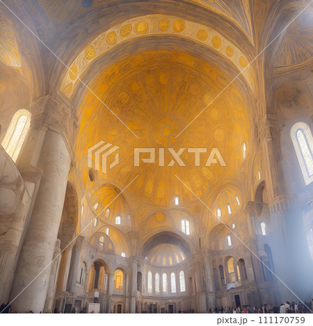 the interior of the church 111170759