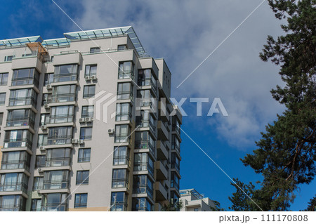 new apartment building against the sky 111170808