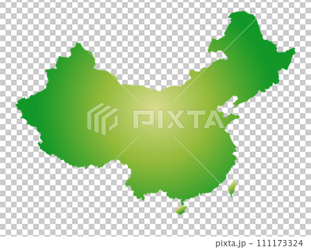 中國和台灣地圖,天然綠色圖標,背景資料 中國和台灣地圖,天然綠色圖標,背景資料 111173324