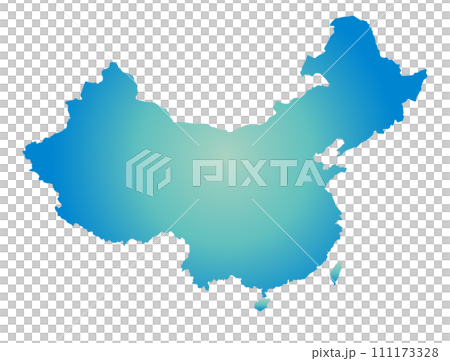 中國和台灣地圖,天然藍色圖標,背景資料 中國和台灣地圖,天然藍色圖標,背景資料 111173328