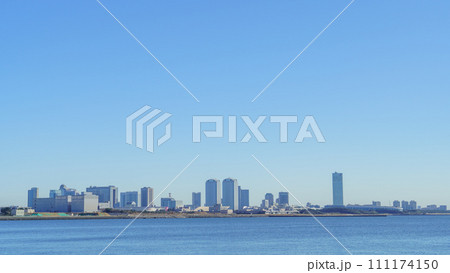 【千葉県】海浜幕張・幕張新都心風景｜茜浜緑地からみた風景 111174150