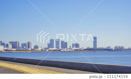 【千葉県】茜浜緑地と幕張新都心 111174159