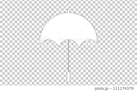 simple umbrella icon 111174379