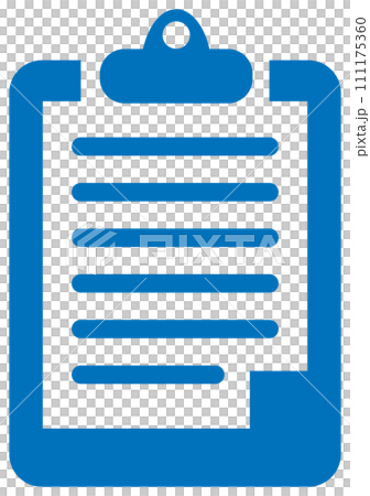 Clipboard icon blue Clipboard icon blue 111175360