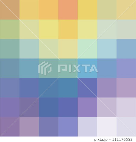 Pattern of geometric shapes. pixel.Texture with effect spectrum flow. Geometric background. Copy the square to the side, the resulting image can be repeated, or tiled, with no visible seams. eps 10 111176552