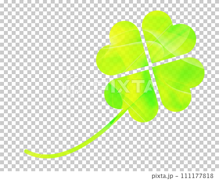 Four-leaf clover illustration Four-leaf clover illustration 111177818