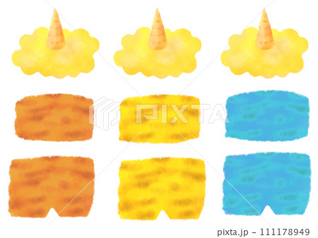 節分の鬼 なりきりセット イラストセット 節分の鬼 なりきりセット イラストセット 111178949