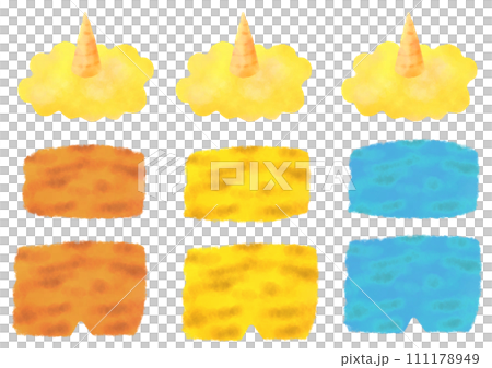 節分の鬼 なりきりセット イラストセット 節分の鬼 なりきりセット イラストセット 111178949