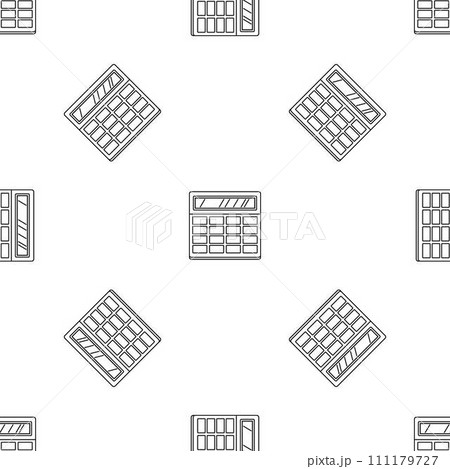 Calculator pattern seamless vector repeat geometric for any web design 111179727