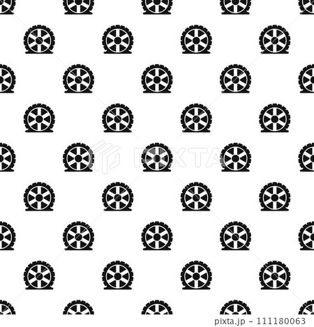 Auto tire pattern seamless vector repeat geometric for any web design 111180063