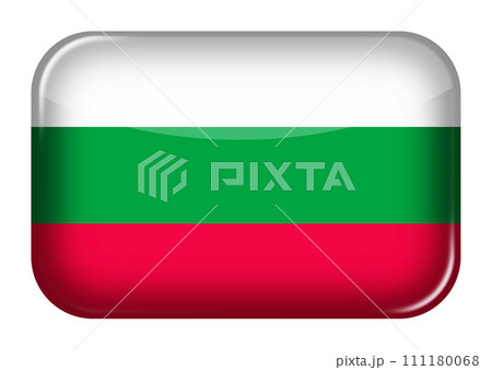 Bulgaria web icon rectangle button Bulgaria web icon rectangle button 111180068