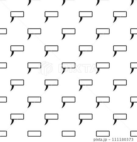 Speech bubble pattern seamless vector repeat geometric for any web design Speech bubble pattern seamless vector repeat geometric for any web design 111180373