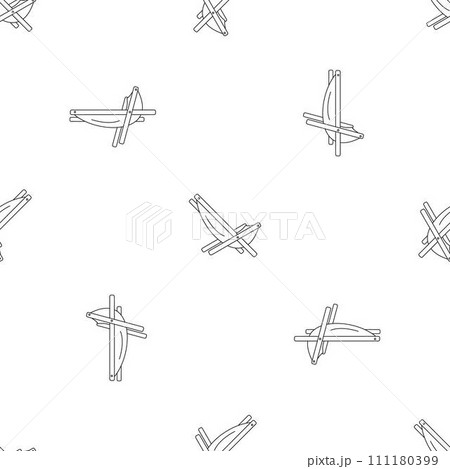 Hammock chair pattern seamless vector repeat geometric for any web design 111180399