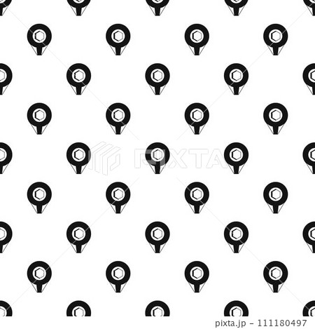 Mark pin pattern seamless vector repeat geometric for any web design Mark pin pattern seamless vector repeat geometric for any web design 111180497