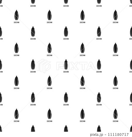 Zucchini pattern seamless vector repeat geometric for any web design 111180717