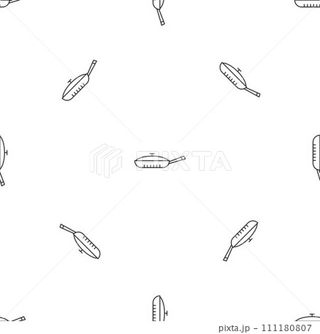 Closed pan pattern seamless vector repeat geometric for any web design 111180807