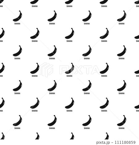 Banana pattern seamless vector repeat geometric for any web design 111180859