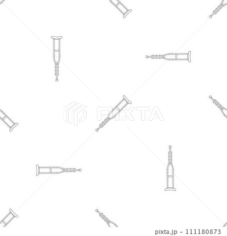 Wood crutch pattern seamless vector repeat geometric for any web design Wood crutch pattern seamless vector repeat geometric for any web design 111180873