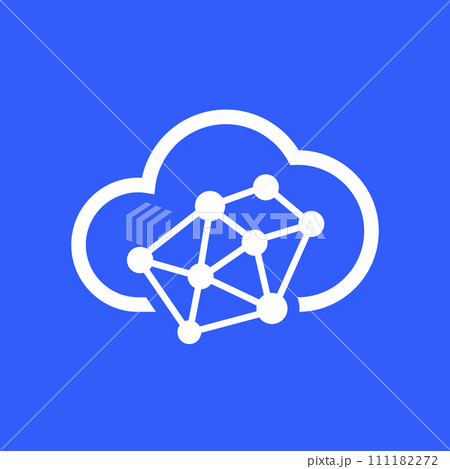 data in cloud icon, vector data in cloud icon, vector 111182272