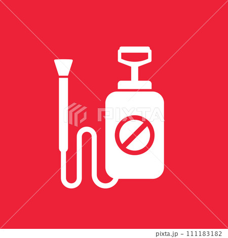 pesticide sprayer, herbicide or insecticide icon pesticide sprayer, herbicide or insecticide icon 111183182