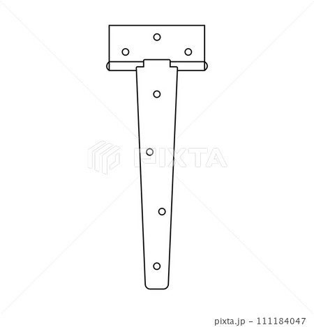 Door hinge icon 111184047