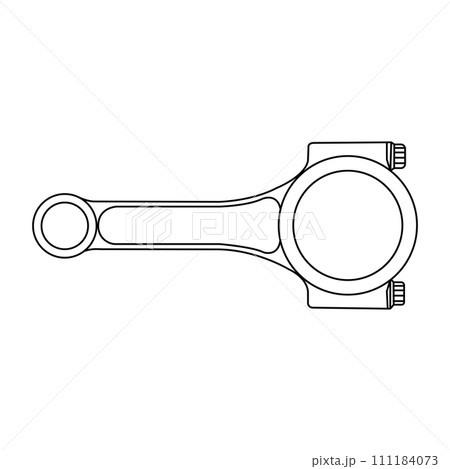 Piston arm icon 111184073