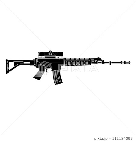 Assault rifle icon Assault rifle icon 111184095