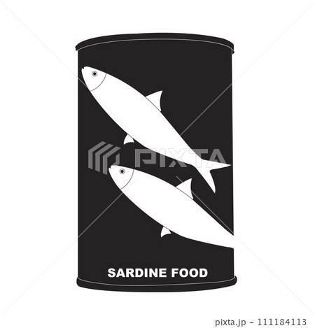 Sardines, canned fish icon 111184113