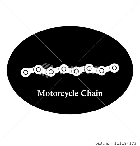 Motorbike chain icon Motorbike chain icon 111184173