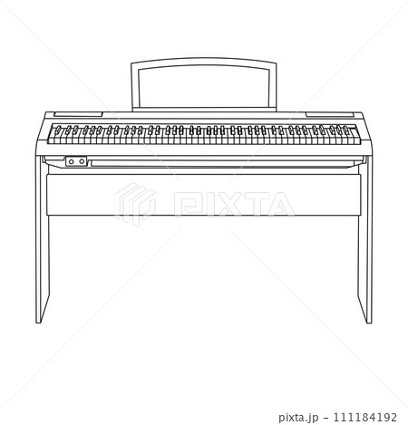 Piano icon 111184192