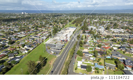 Aerial photograph of the suburb of Werrington County in the greater Sydney region of Australia Aerial photograph of the suburb of Werrington County in the greater Sydney region of Australia 111184722